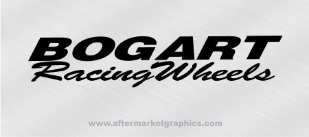 Bogart Racing Wheels Decals - Pair (2 pieces)